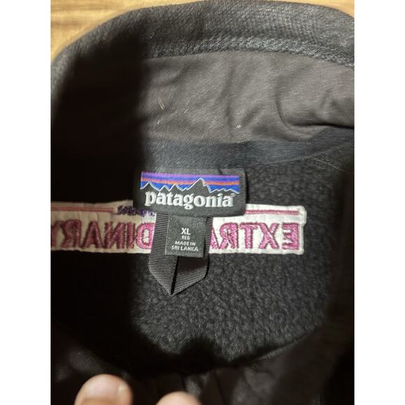 Patagonia Better Sweater Full Zip Vest Men's Size 2XL XL Black ViiV Healthcare - Picture 3 of 8